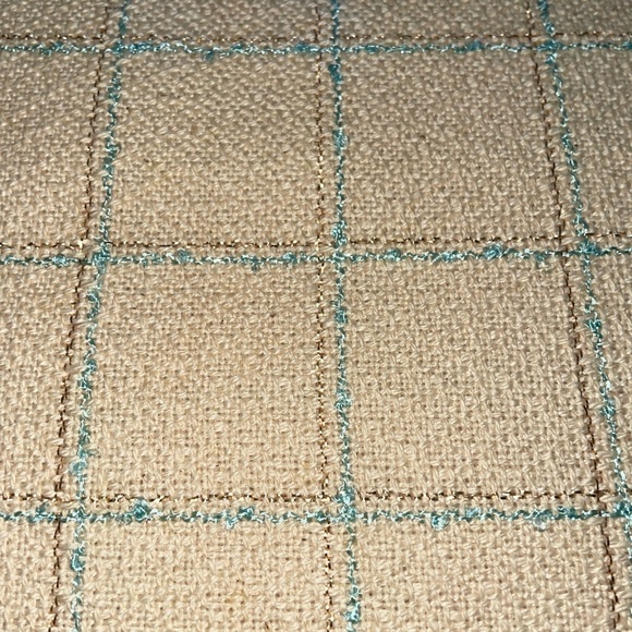 Vintage 5 Piece Set 45 Inch Tablecloth 4 Napkins Beige A Progress Creation New - Picture 3 of 4